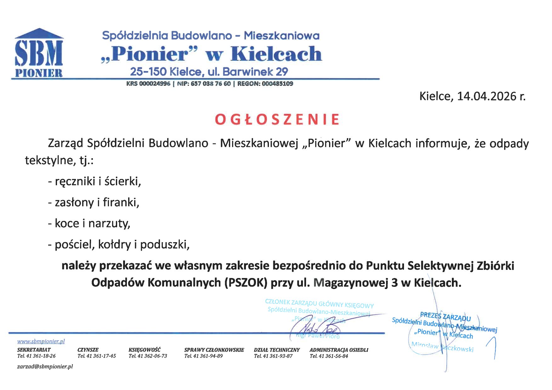 Segregujemy tekstylia 1